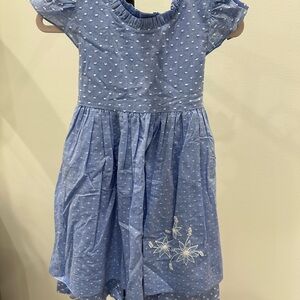 Blue Polka Dot Kids Dress